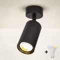 Brilagi - LED RGBW dimmbarer Einbaustrahler SELE 1xGU10/4,8W/230V 3000K schwarz + Fernbedienung