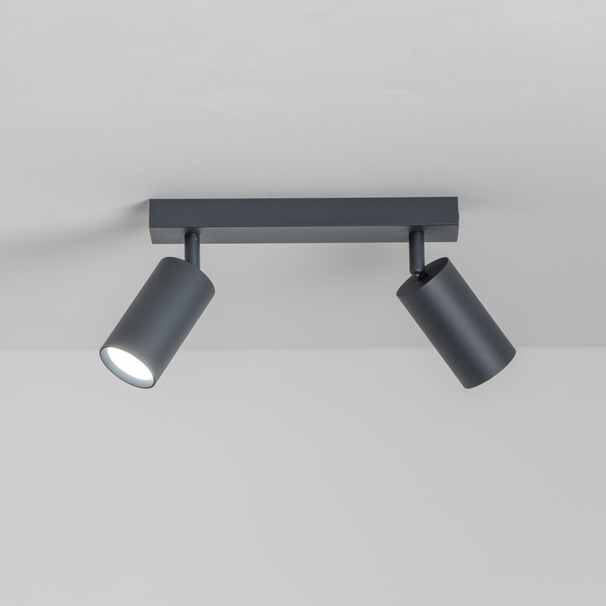 Brilagi - LED RGBW dimmbarer Einbauspot SELE 2xGU10/4,8W/230V 3000K Anthrazit + Fernbedienung