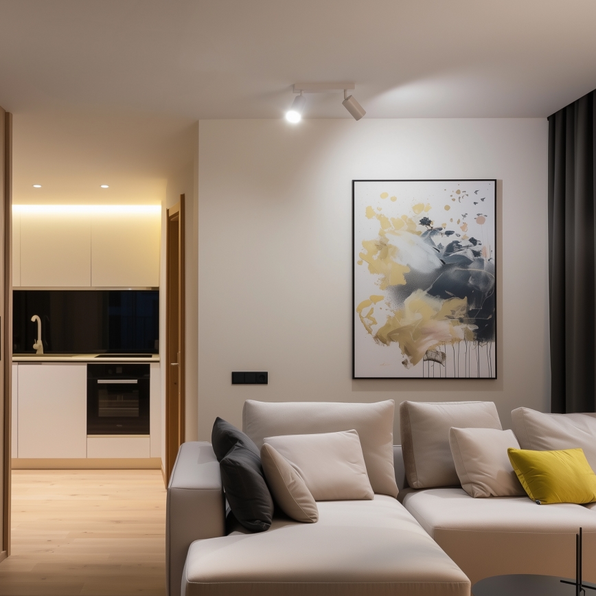 Brilagi - LED RGBW dimmbarer Deckenspot SELE 2xGU10/4,8W/230V 3000K Weiß + Fernbedienung
