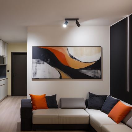 Brilagi - LED RGBW dimmbarer Einbauspot SELE 2xGU10/6W/230V 3000K Anthrazit + Fernbedienung