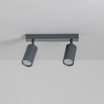Brilagi - LED RGBW dimmbarer Einbauspot SELE 2xGU10/6W/230V 3000K Anthrazit + Fernbedienung
