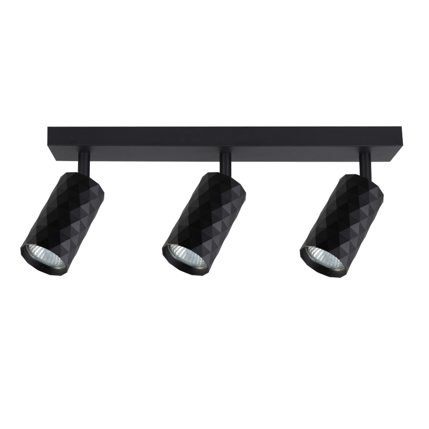 Brilagi - LED RGBW dimmbarer Einbaustrahler SELE DIAMANT 3x GU10/4,8W/230V 3000K schwarz + Fernbedienung
