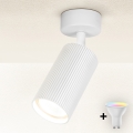 Brilagi - LED RGBW Dimmbarer Einbaustrahler SELE MODERN 1xGU10/4,8W/230V 3000K Weiß + Fernbedienung