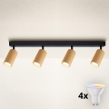 Brilagi - LED RGBW dimmbarer Einbaustrahler SELE MODERN 4xGU10/6,5W/230V 2700-6500K Wi-Fi goldfarben