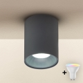 Brilagi - LED RGBW dimmbarer Einbaustrahler TRINE 1xGU10/4,8W/230V 3000K Anthrazit + Fernbedienung