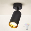 Brilagi - LED RGBW dimmbarer Spot SELE 1xGU10/6W/230V 3000K schwarz/gold + Fernbedienung
