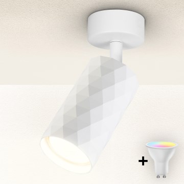 Brilagi - LED RGBW dimmbares Spot-Leuchtmittel SELE DIAMANT 1xGU10/4,8W/230V 3000K weiß + Fernbedienung