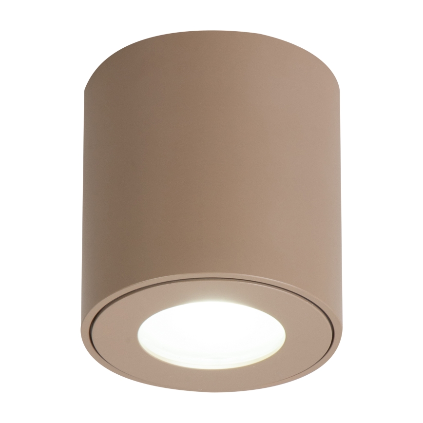 Brilagi - Lampada da bagno LED RGBW dimmerabile MIA 1xGU10/4,8W/230V 3000K 84x80 mm beige IP54 + telecomando