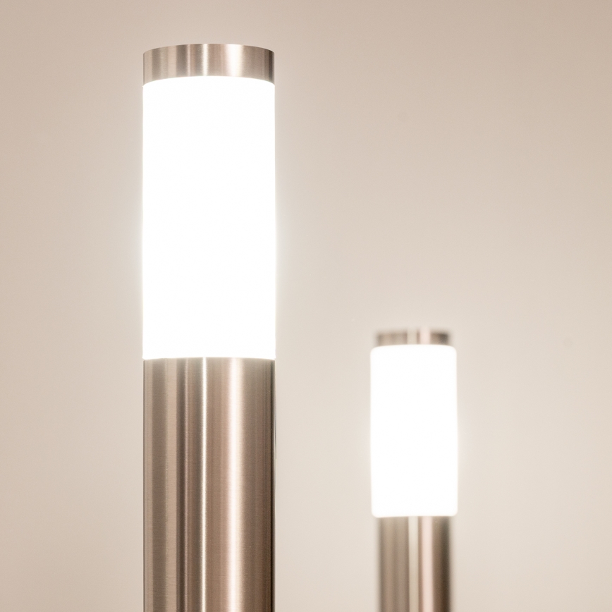 BRILAGI - Lampada da esterno LED RGBW dimmerabile ELIA 1xE27/6,5W/230V 2700-6500K IP44 Wi-Fi 50 cm cromo opaco