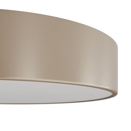 Brilagi - LED RGBW dimmable plafonnier pour salle de bains CLARE 1xE27/9W/230V 2700-6500K Ø 20 cm IP54 Wi-Fi beige