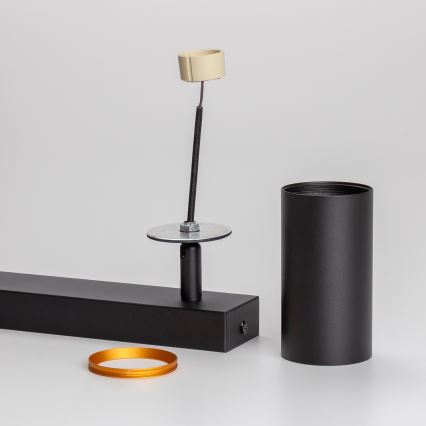 Brilagi - Spot LED RGBW dimmable SELE 2xGU10/6W/230V 3000K noir/doré + télécommande