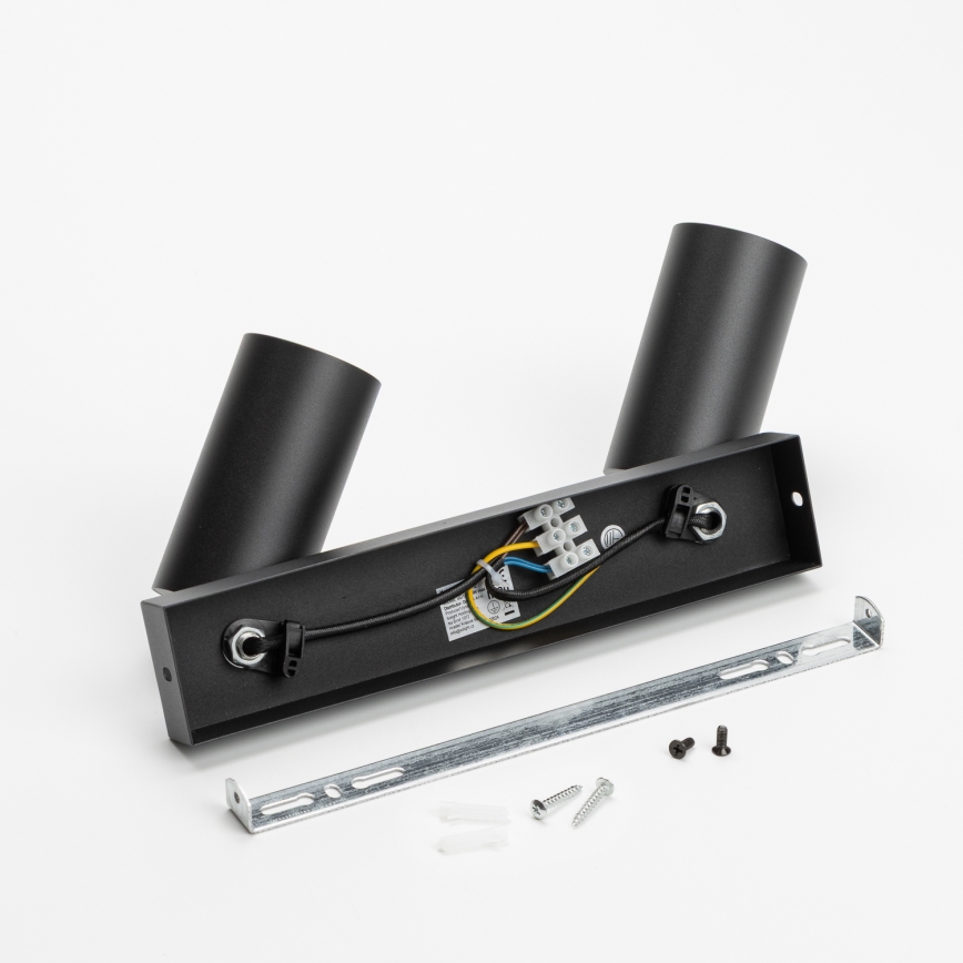 Brilagi - Spot LED RGBW dimmable SELE 2xGU10/6W/230V 3000K noir/doré + télécommande