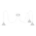BRILAGI - LED Seilpendelleuchte CONE TRIPLE SPIDER 3xGX53/15W/230V weiß