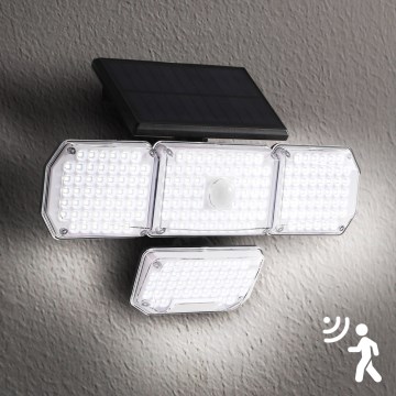 Brilagi - LED-Solar-Wandleuchte mit Sensor WALLIE LED/5W/5,5V IP65