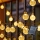 Brilagi - LED Solare catena decorativa BUBBLE 300xLED/8 funzioni 30m IP65 bianco caldo
