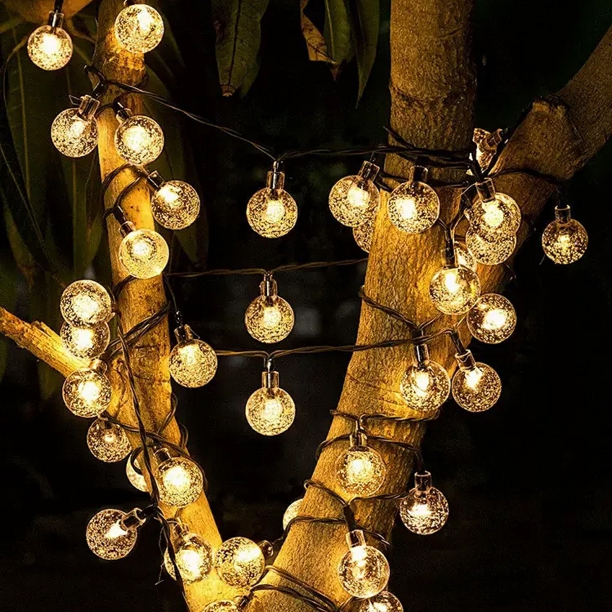 Brilagi - LED Solare catena decorativa BUBBLE 300xLED/8 funzioni 30m IP65 bianco caldo