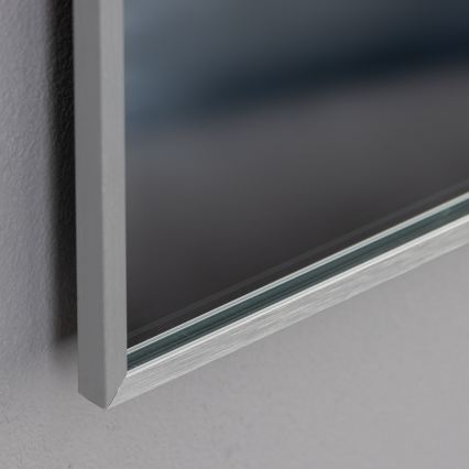 Brilagi - Specchio da bagno LED DESIO LED/24W/230V 60x60 cm argento IP44 CRI 90 dimmerabile + CCT