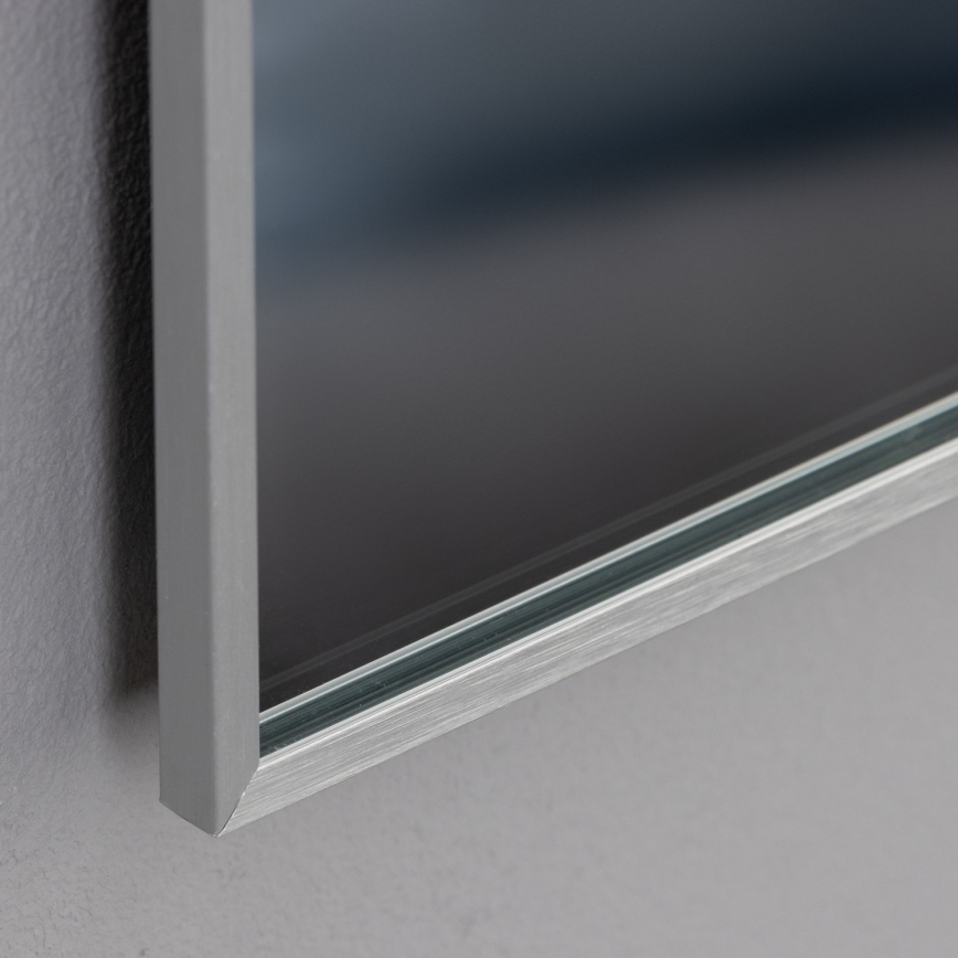 Brilagi - Specchio da bagno LED DESIO LED/24W/230V 60x60 cm argento IP44 CRI 90 dimmerabile + CCT