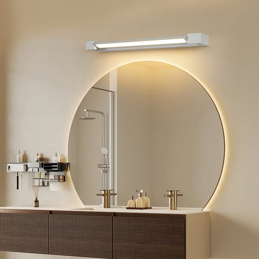 Brilagi - Illuminazione LED per specchio da bagno AQUA LINE LED/18W/230V 60 cm IP44 cromo opaco CRI 90