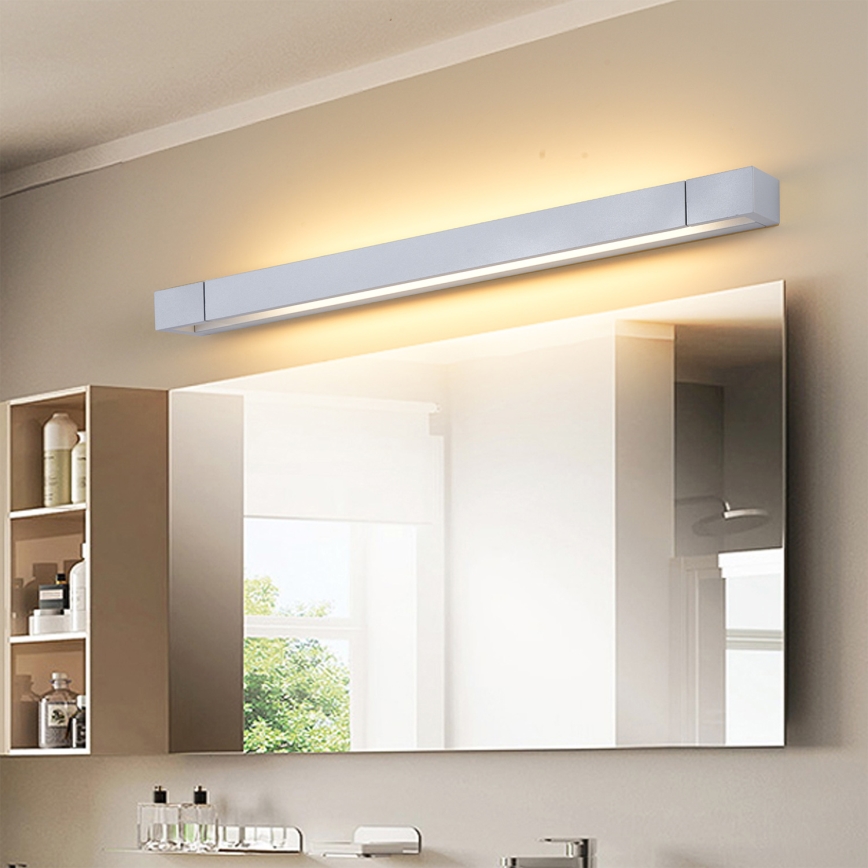 Brilagi - Illuminazione LED per specchio da bagno AQUA LINE LED/18W/230V 60 cm IP44 cromo opaco CRI 90