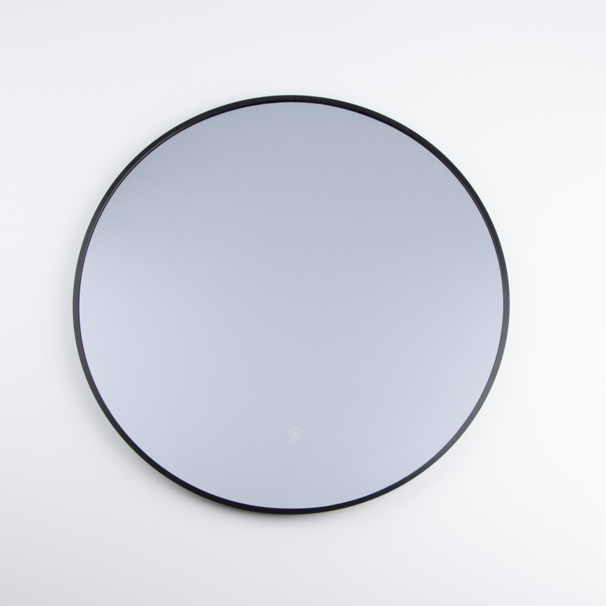 Brilagi - Specchio da bagno NOVARA LED/19W/230V Ø 60 cm nero IP44 CRI 90 dimmerabile + CCT