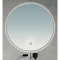 BRILAGI - LED Specchio da bagno VENA SILVER LED/26W/230V Ø 80 cm IP44 CRI 90 dimmerabile + CCT