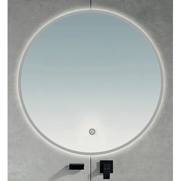 BRILAGI - LED Specchio da bagno VENA SILVER LED/26W/230V Ø 80 cm IP44 CRI 90 dimmerabile + CCT