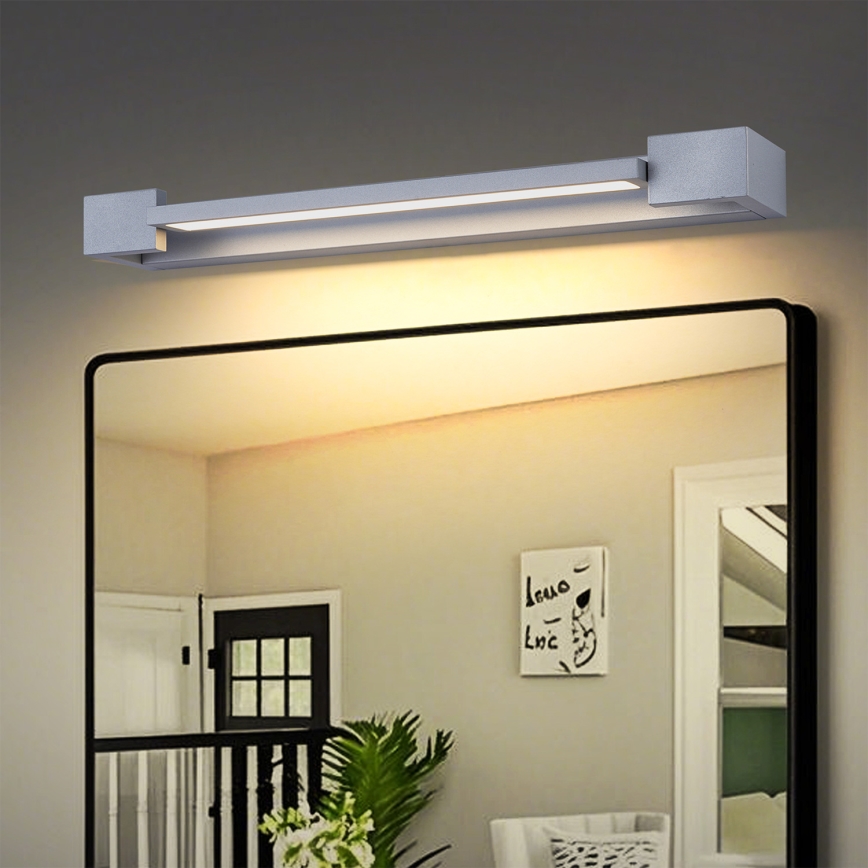 Brilagi - Illuminazione a LED per specchio da bagno AQUA LINE LED/12W/230V 45 cm IP44 cromo opaco CRI 90