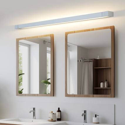 Brilagi - Illuminazione a LED per specchio da bagno AQUA LINE LED/36W/230V 120 cm IP44 cromo opaco CRI 90