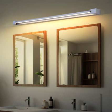 Brilagi - Illuminazione a LED per specchio da bagno AQUA LINE LED/36W/230V 120 cm IP44 cromo opaco CRI 90