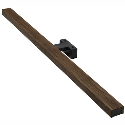 Brilagi - LED-Spiegelbeleuchtung für Badezimmer WOODY MIRROR LED/15W/230V 90 cm IP44 Eiche Walnuss/schwarz