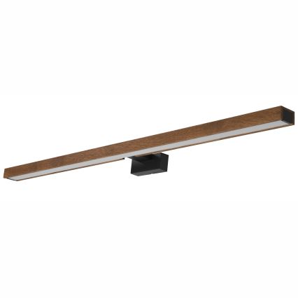 Brilagi - LED-Spiegelbeleuchtung für Badezimmer WOODY MIRROR LED/15W/230V 90 cm IP44 Eiche Kirsche/schwarz