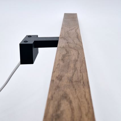 Brilagi - LED-Spiegelbeleuchtung für Badezimmer WOODY MIRROR LED/15W/230V 90 cm IP44 Eiche Kirsche/schwarz