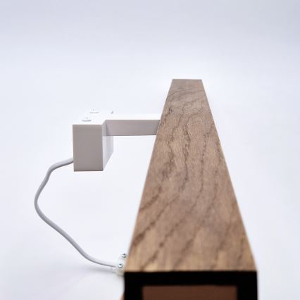 Brilagi - LED-Spiegelbeleuchtung für Badezimmer WOODY MIRROR LED/15W/230V 90 cm IP44 Eiche Kirsche/weiß