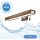 Brilagi - LED-Spiegelbeleuchtung für Badezimmer WOODY MIRROR LED/8W/230V 40 cm IP44 Eiche Walnuss/glänzendes Chrom