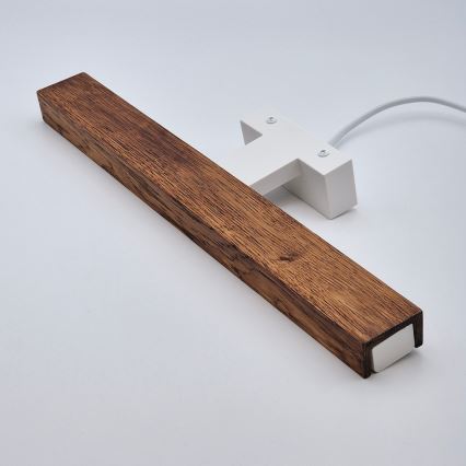 Brilagi - LED-Spiegelbeleuchtung für Badezimmer WOODY MIRROR LED/8W/230V 40 cm IP44 Eiche Kirsche/weiß