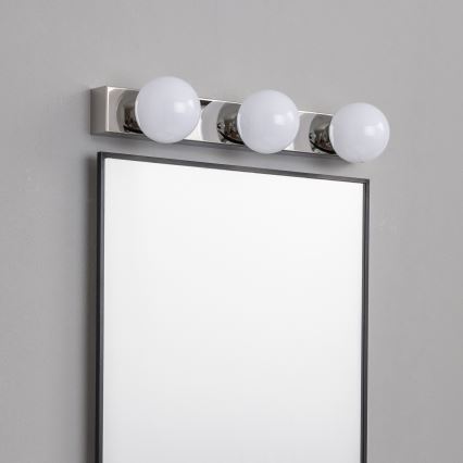 Brilagi - LED-Spiegelleuchte für Badezimmer HOLLYWOOD 3xLED/3W/230V 39 cm IP44 Hochglanzchrom