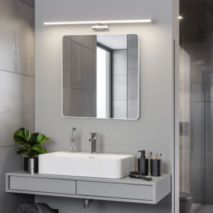 Brilagi - LED-Badezimmer-Spiegelleuchte 3-in-1 VESTRA LED/15W/230V 80 cm IP44 glänzender Chrom