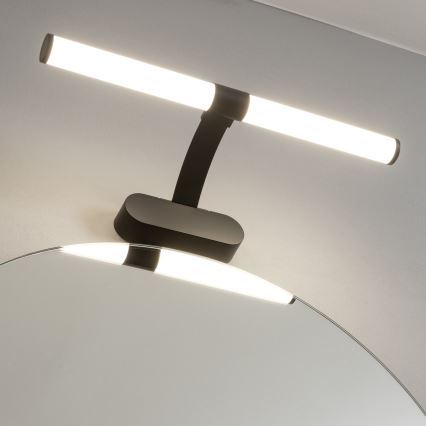 Brilagi - LED-Spiegelleuchte für Badezimmer 2-in-1 TUBEO LED/6W/230V 40 cm IP44 schwarz