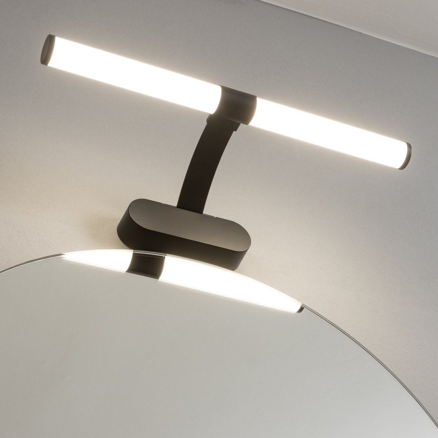 Brilagi - LED-Spiegelleuchte für Badezimmer 2-in-1 TUBEO LED/6W/230V 40 cm IP44 schwarz