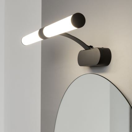 Brilagi - LED-Spiegelleuchte für Badezimmer 2-in-1 TUBEO LED/6W/230V 40 cm IP44 schwarz