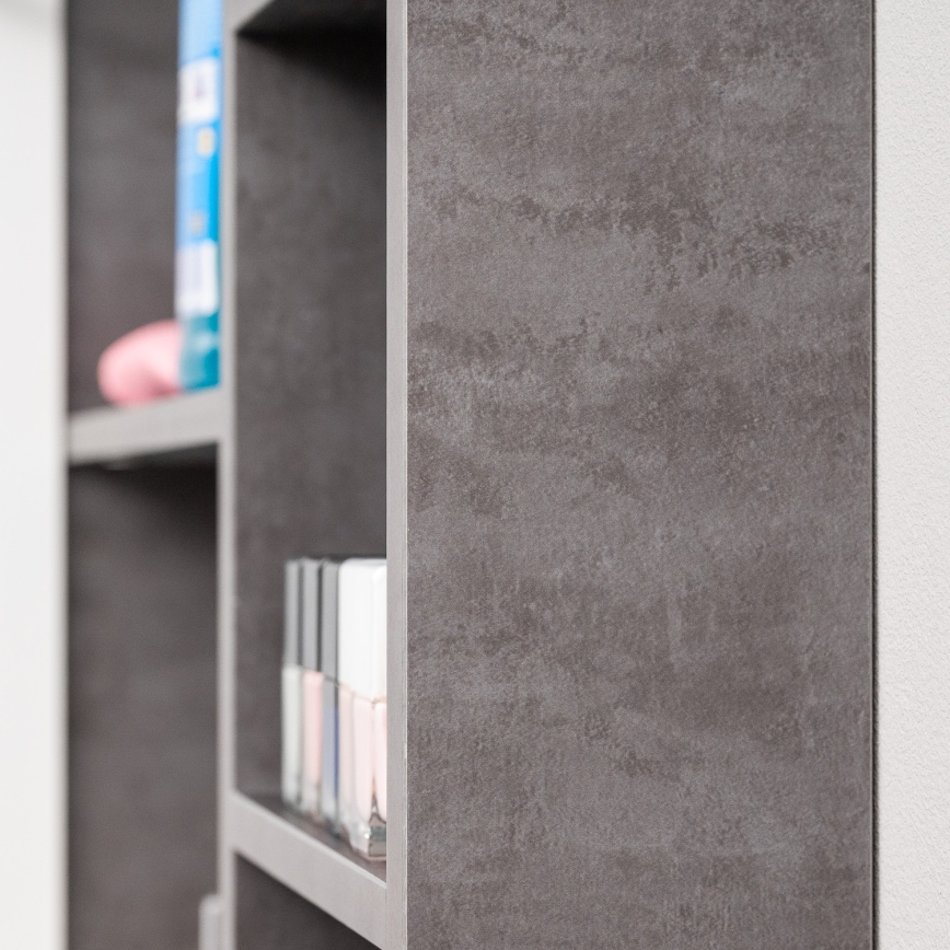 BRILAGI - LED-Spiegelschrank für das Badezimmer mit Hintergrundbeleuchtung TRABIA SINGLE 60x70 cm
