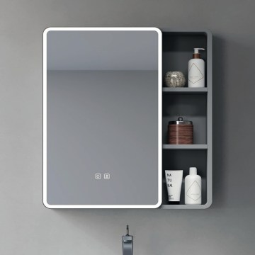 BRILAGI - LED-Spiegelschrank mit Beleuchtung NOTO SINGLE 78x65 cm