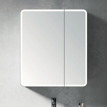 BRILAGI - LED-Spiegelschrank mit Hintergrundbeleuchtung NOTO DOUBLE 60x70 cm