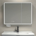 BRILAGI - LED-Spiegelschrank mit integrierter Beleuchtung NOTO DOUBLE 78x70 cm