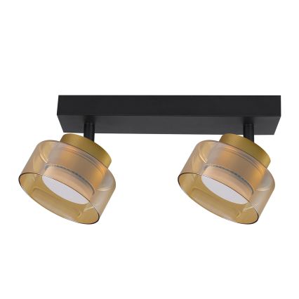 Brilagi - LED Spot AURA LUX 2xGX53/30W/230V noir/doré