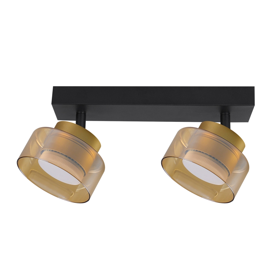 Brilagi - LED Spot AURA LUX 2xGX53/30W/230V noir/doré