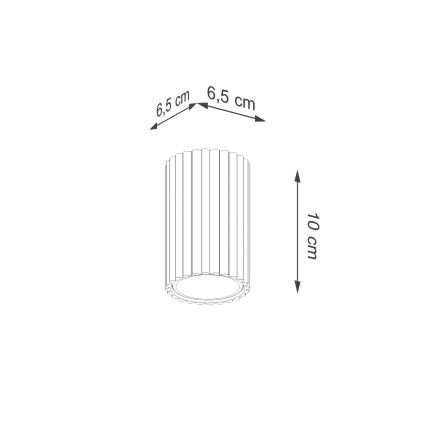 Brilagi - LED-Spot CRESTO 1xGU10/10W/230V 10 cm cremefarben