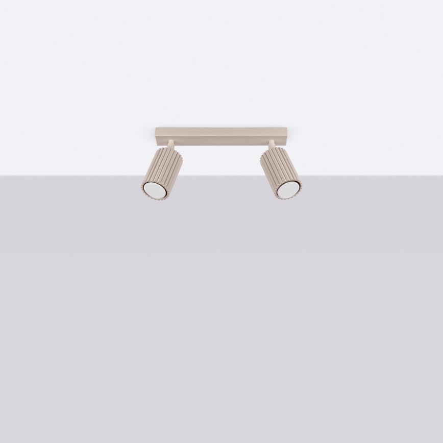 Brilagi - LED-Spot CRESTO 2xGU10/10W/230V taupe