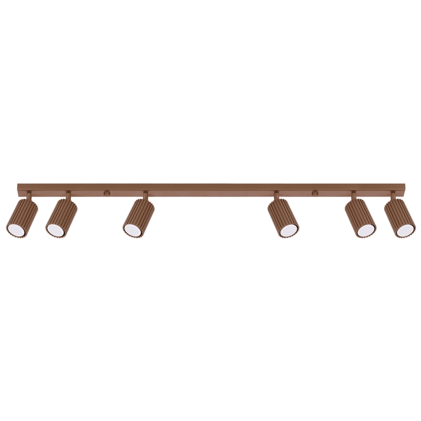 Brilagi - LED-Spot CRESTO 6x GU10/10W/230V, braun